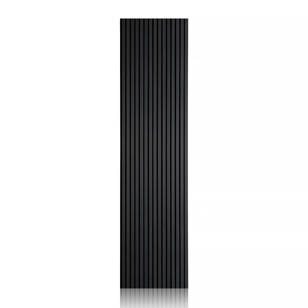 Black Oak 3D Mdf Borad Slat Wood Panel Polyester Acoustical Panels Customized Sound Absorbing Wood Acoustic Wall Panels